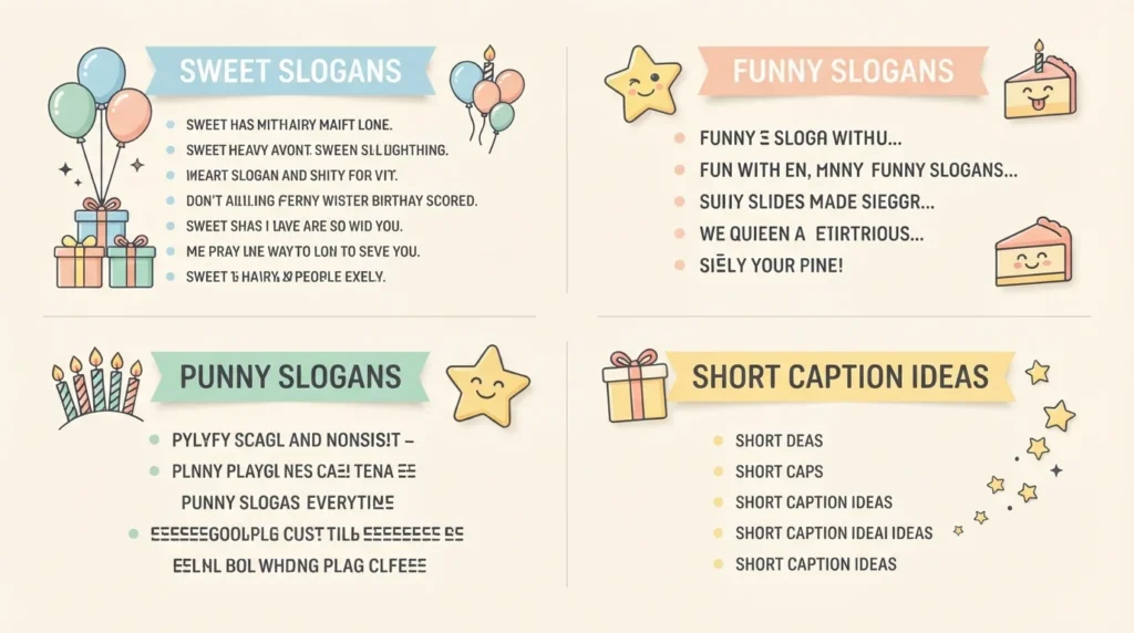 3rd birthday slogans