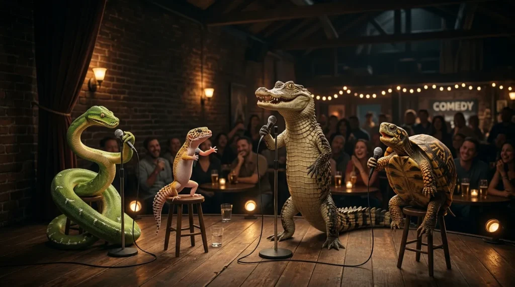 a reptile dysfunction joke