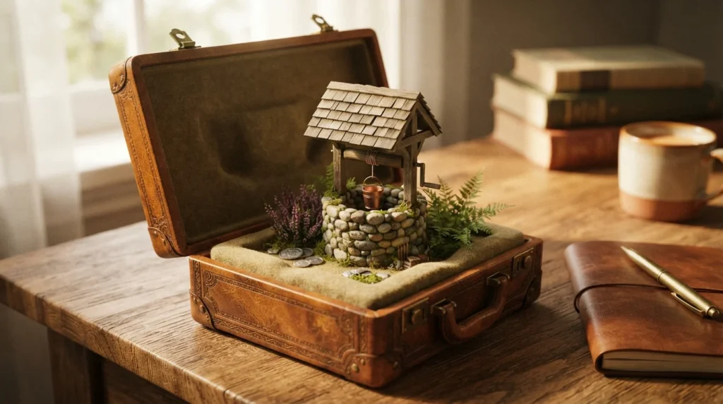 a well in a case
