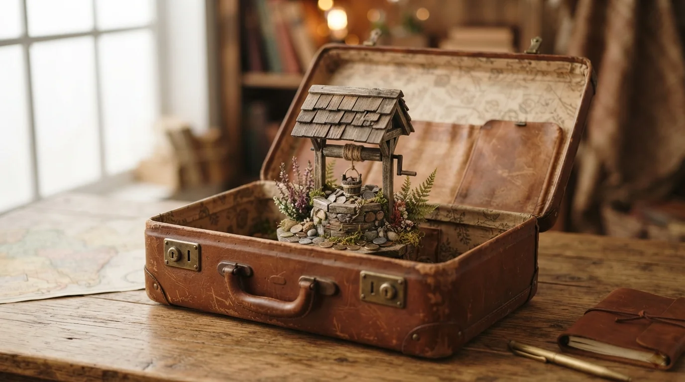 a well in a case