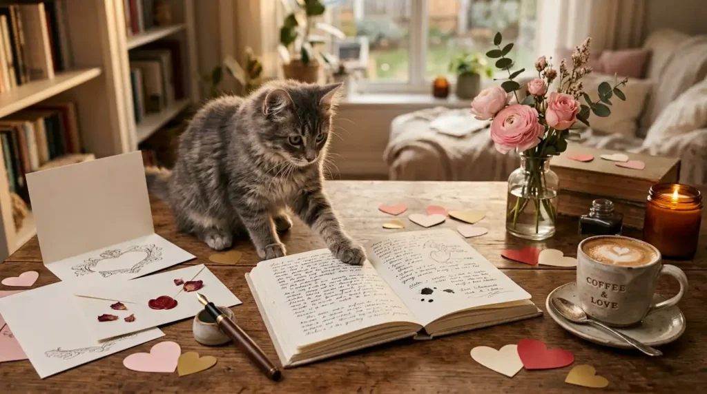 cat valentines puns