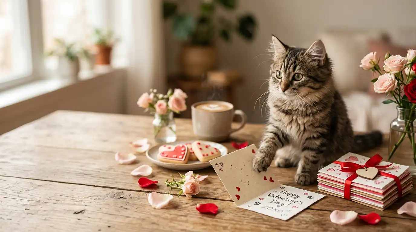 cat valentines puns