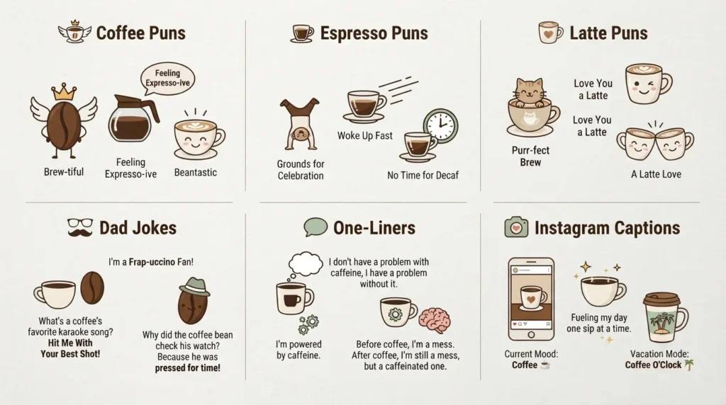 coffee puns