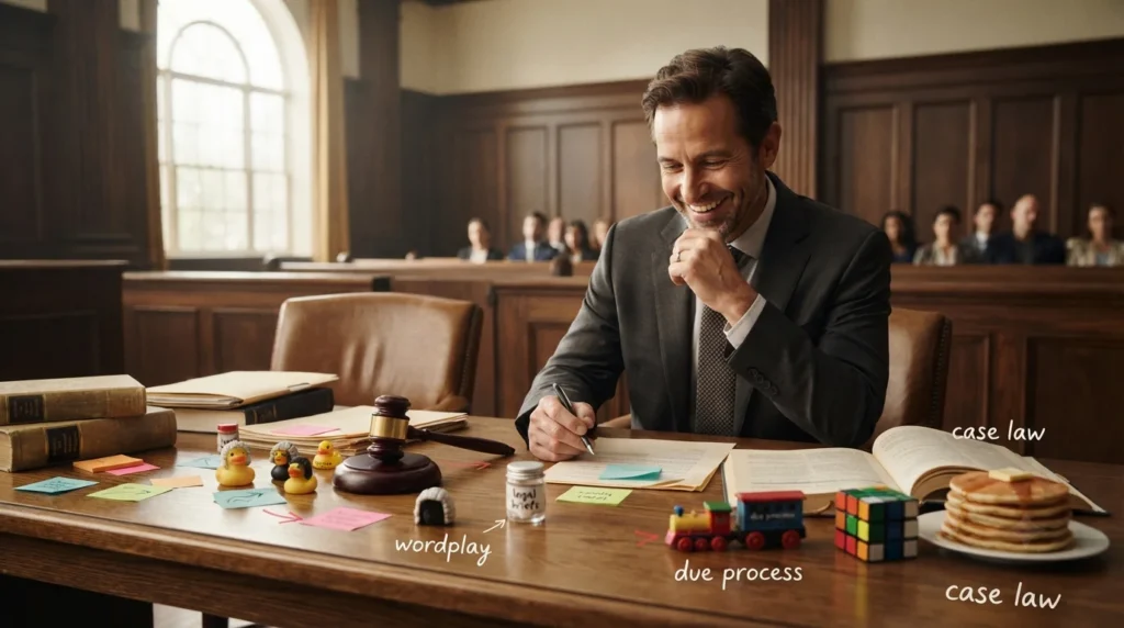 court puns
