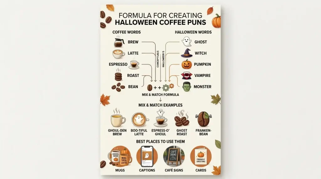 halloween coffee puns